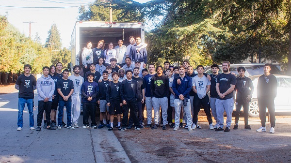 Menlo Athletics Donates Over 550 Toys to Good Tidings Foundation
