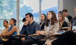 students in a classroom