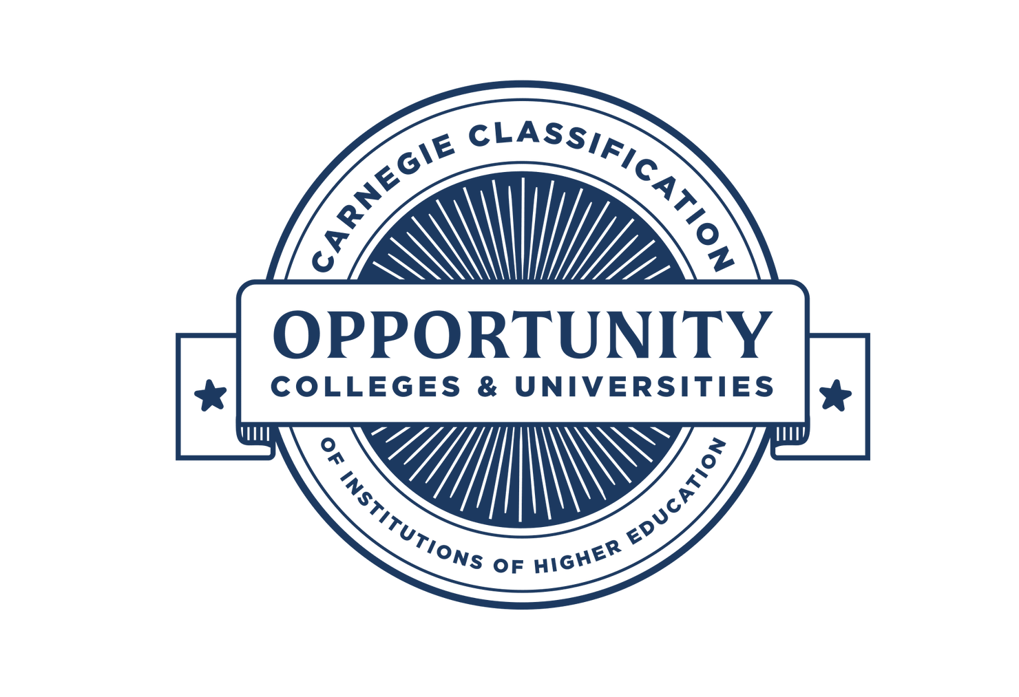Digital badge for Opportunity College and Universities issued by Carnegie Classification